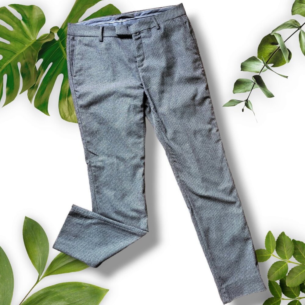 J. Lindberg Grey Slim Dress Pants, Sz Large